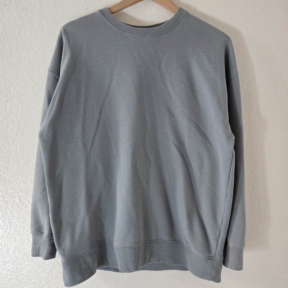 Cotton On Men's Light Blue Crewneck Pullover Sweater
